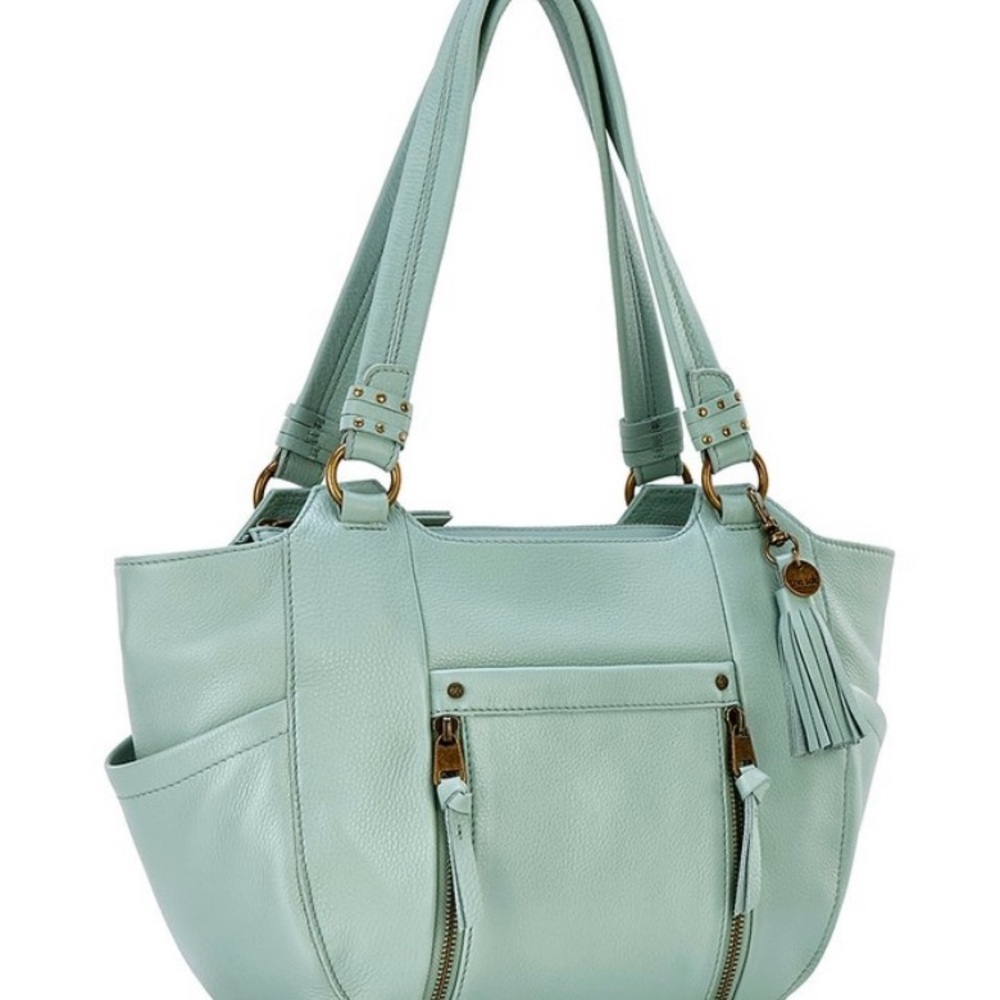 The Sak Mint Kori Leather Satchel